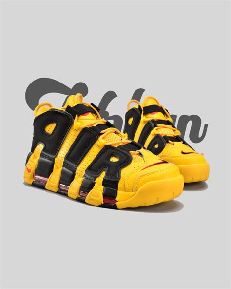 yellow nike air max uptempo